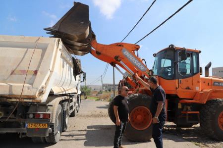 عشية الأضحى مجلس محلي كفرقرع: "معا نحافظ على بلدتنا نظيفة"